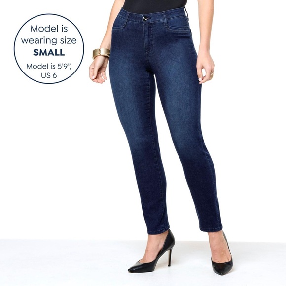 Wynne Denim Performance Stretch Straight Leg Jean Size 10P - Picture 1 of 14